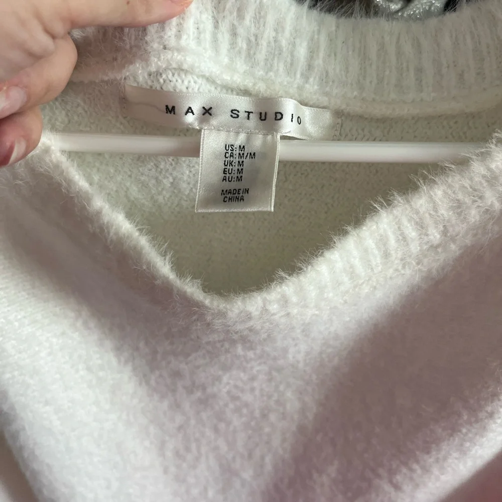 Max Studio Soft Cream Sweater - Picture 2 of 3